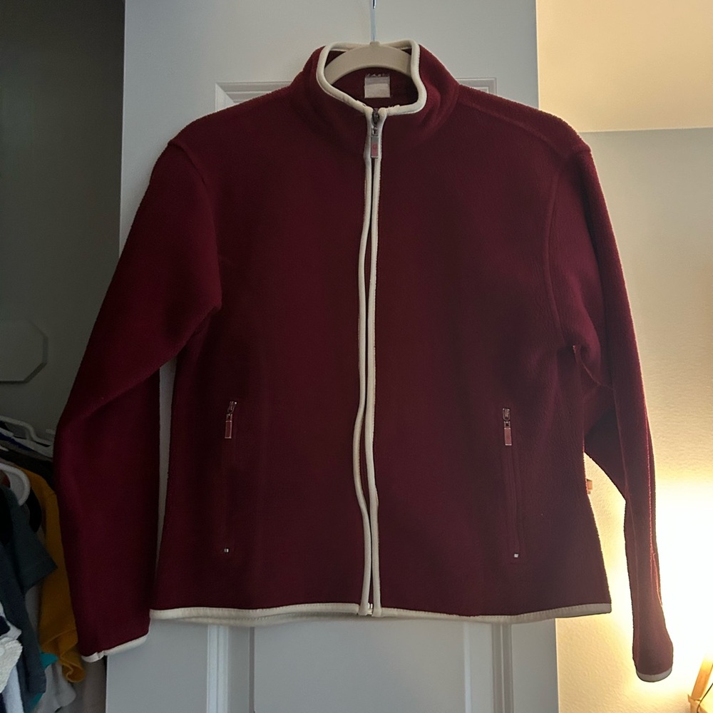 Red Zip-Up Jacket - Picture 2 of 3